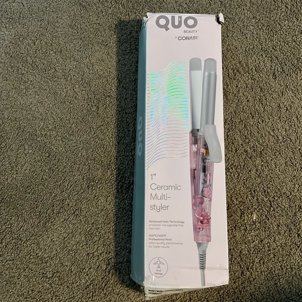 (42) NWT Quo 1” ceramic multi styler